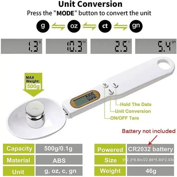 Portable Digital Spoon Scale