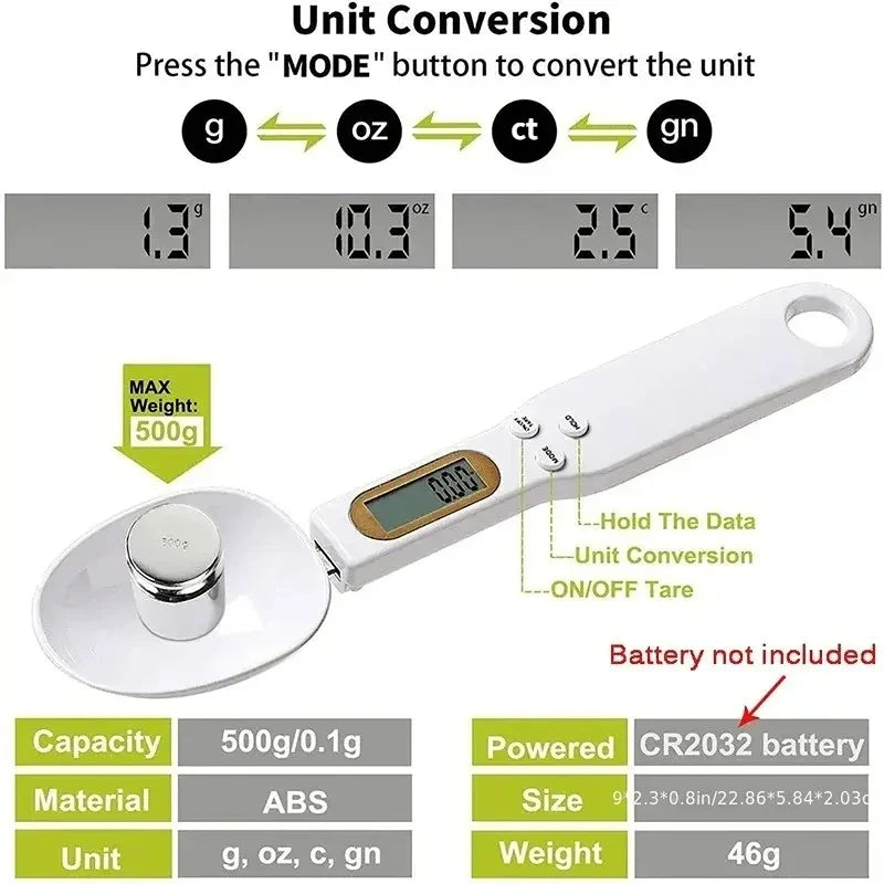 Portable Digital Spoon Scale