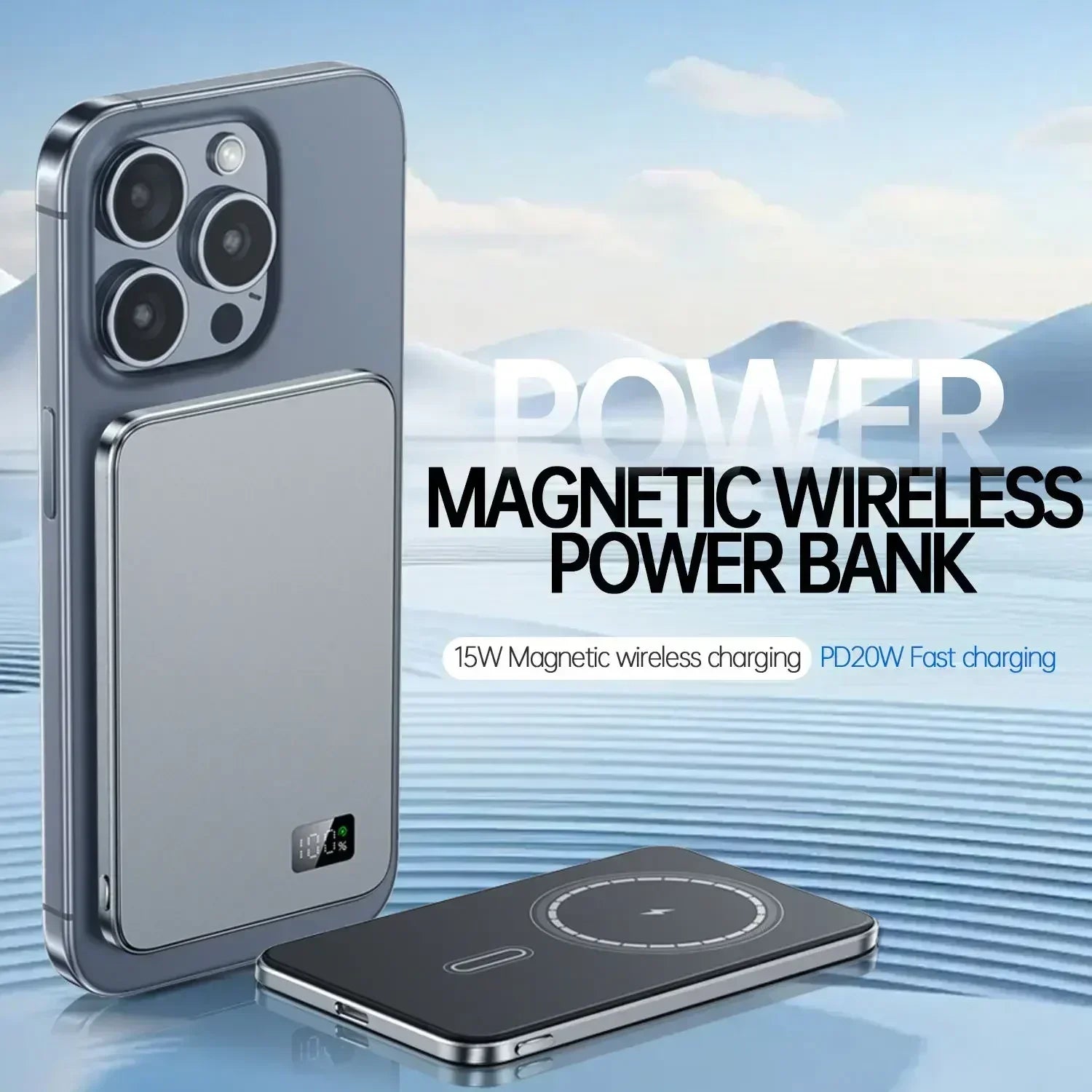 Magnetic PowerBank for Fast Charging